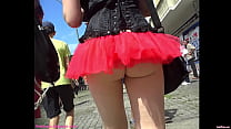 festival upskirt of pawg with frilly micro skirt with string panties great ass revealed min - PornoSexizlexxx.me