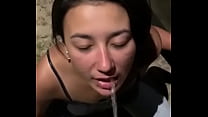 piss drinking cute black haired woman greedily swallows all of his piss sec - PornoSexizlexxx.me