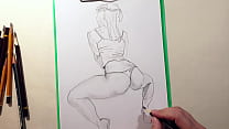 drawing sexy girls in pencil min - PornoSexizlexxx.me