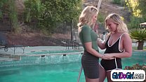 Blonde wife cheats with the hot poolgirl and fa... Konulu Porno