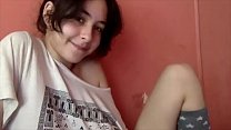 teen playing with her big natural tits on cam min Konulu Porno