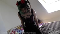  yo andy teen super cute goth spinner huge dildo and blowjob min Konulu Porno