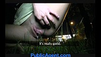 PublicAgent Sexy brunette loves my charm and mo... Konulu Porno