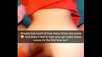 Rough Cuckhold Snapchat sent to cuck while his ... Konulu Porno