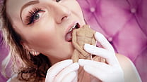 ASMR eating food fetish video - girl with brace... Konulu Porno