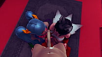 kda ahri and sona maven of the strings doing the best blowjob for me group porn d animation sfm min Konulu Porno