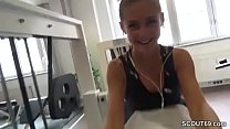 Small German Teen Seduce Stranger to Fuck in Gym Konulu Porno