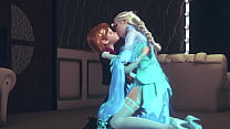 Futa Elsa fingering and fucking Anna | Frozen P... Konulu Porno