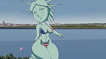 Statue of Liberty — Tansau (Porn Animation, 18 ) Konulu Porno