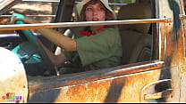 ahanu reed shows bae brattty a good time at a drive thru safari min Konulu Porno