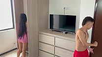 My beautiful stepsister looks for clothes in th... Konulu Porno