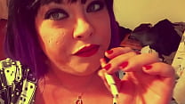 bbw british domme tina snua lights a cigarette with matches with dangles omi s amp drifting min Konulu Porno