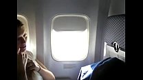 masturbating on a plane min Konulu Porno