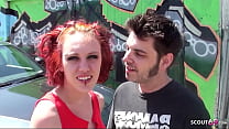 Skinny Redhead Punk Teen Mystick Moons Pickup f... Konulu Porno