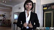 PropertySex - Cute real estate agent makes dirt... Konulu Porno