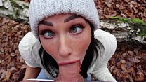 Freckled Teen SUCKS & SWALLOWS in the Woods - S... Konulu Porno