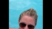 Blowjob In Public Pool By Blonde, Recorded On M... Konulu Porno