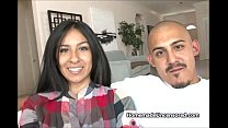 Hot Latino couple fucking on couch Konulu Porno