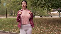 thin white tight leggings and sheer blouse hellip did you check out my cameltoe min Konulu Porno