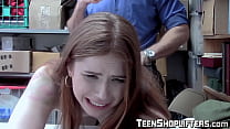 Redhead teen suspect is strip searched and fuck... Konulu Porno