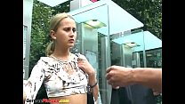 german teen picked for her first porn casting Konulu Porno