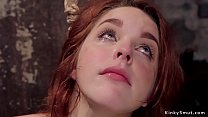 Redhead slave is whipped and fucked Konulu Porno