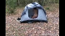 Petite Brunette Sasha Rides Hard Cock In A Tent Konulu Porno