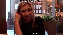 Hot blonde owned by 2 guys in cafe Konulu Porno