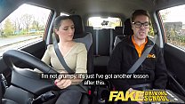 Fake Driving School little English teen gets fu... Konulu Porno