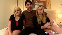 Blonde cousins introducing the guy they started... Konulu Porno