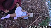 spread eagle by husband and fucked missionary on the forest grass innocent blonde ebony step daughter msnovember cheating with man skirt pulled off young ebonypussy penetrated kinky fauxcest on sheisnovember min Konulu Porno
