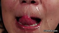 Wicked honey gets cumshot on her face swallowin... Konulu Porno