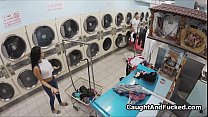 Got busted and fucked at laundromat Konulu Porno