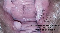 cute bbw bunny but with a very open pussy min Konulu Porno