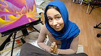 Muslim Stepsis Keeps Her Hijab On While Fucking... Konulu Porno