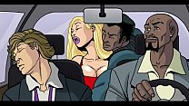 interracial cartoon video min Konulu Porno