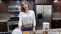 brianna roses stepson ask her to shows him her undies and soon the guy has a raging hard onshe gave him a blowjob and takes a mouthful of tasty cum min Konulu Porno