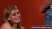 Redhead model takes facial Konulu Porno