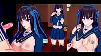  eroge koikatsu dcg hentai video where obedient cool black hair long huge breasts jk ori character is rubbed breasts min Konulu Porno