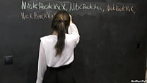 shy classmate sucks teachers big cock after cla... Konulu Porno