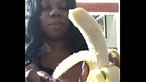 dicksucking a banana with sexfeene min Konulu Porno