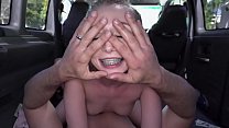insanely cute teen gets fucked in the bus part min Konulu Porno