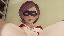 helen parr the incredibles cunnilingus for her shaved pussy after hard workday to orgasm and squirt on my face min Konulu Porno