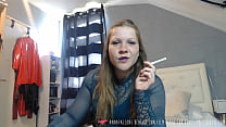 smoking french dominatrix humiliating you as a money slave min Konulu Porno