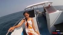 Amateur teen couple had sex on a rented boat in... Konulu Porno