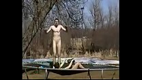 Backyard trampoline sex Konulu Porno