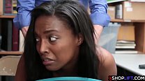 Busty ebony teen suspected and fucked by a mall... Konulu Porno