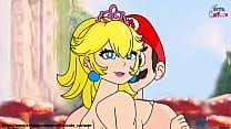 mario and princess peach min Konulu Porno