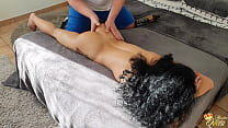 After hot massage she gets INSANE REAL ORGASM  ... Konulu Porno