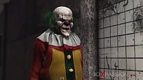 Evil clown plays with a sweet horny college gir... Konulu Porno